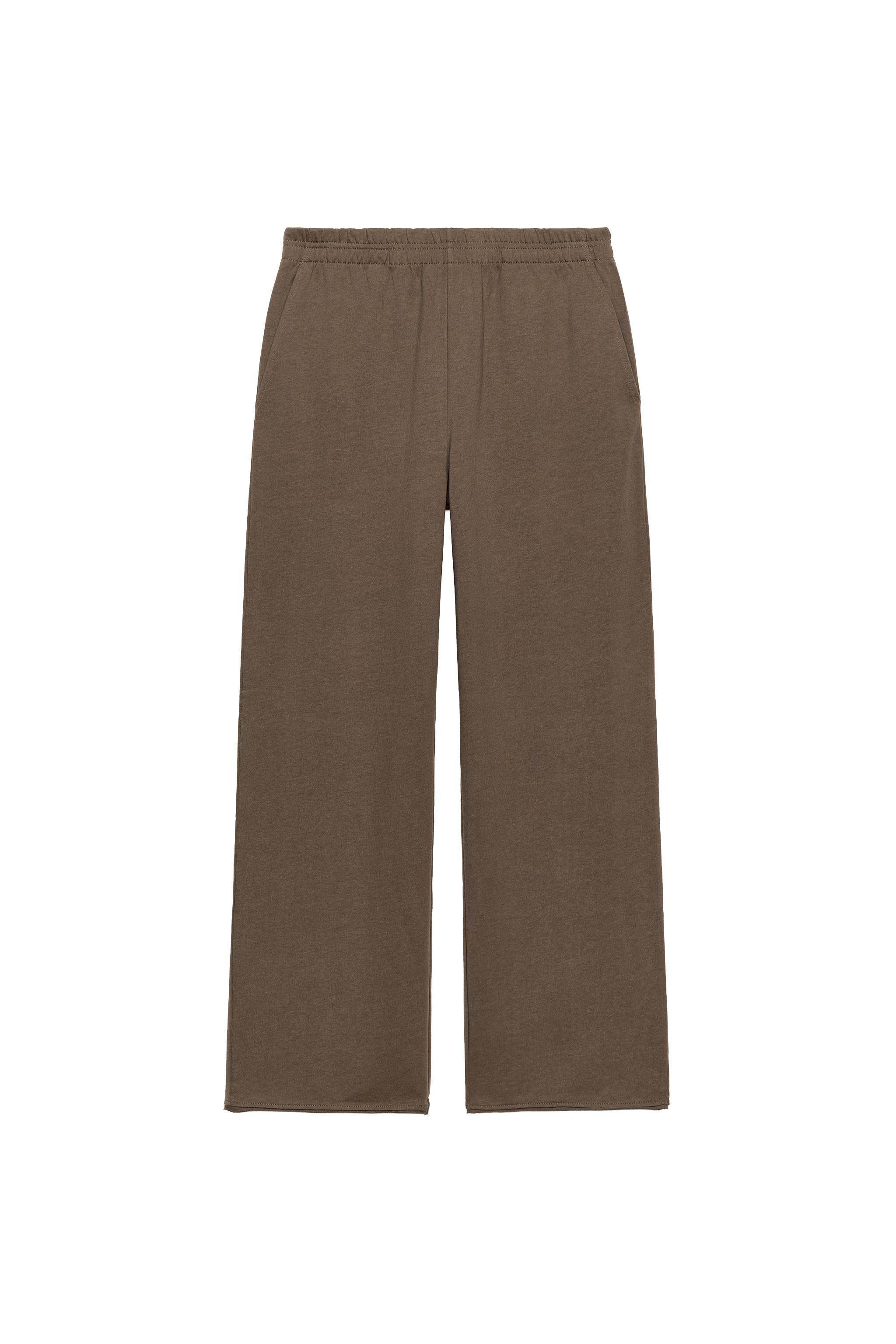 STRAIGHT-LEG COTTON TROUSERS